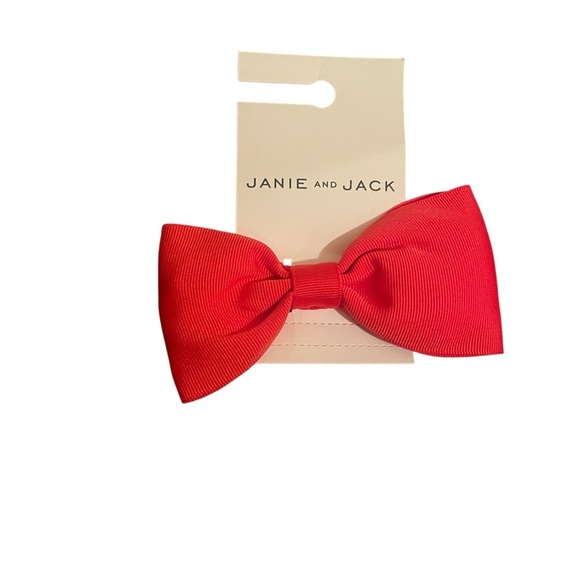 New Janie and Jack clip on bow-red - Picture 1 of 2
